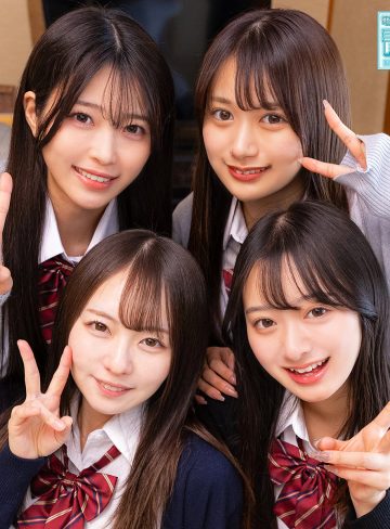 【北岡果林・西元めいさ・花守夏歩・青坂あおい】deaa040｜かりん＆めいさ＆かほ＆あおい｜電影シロウト-青春-